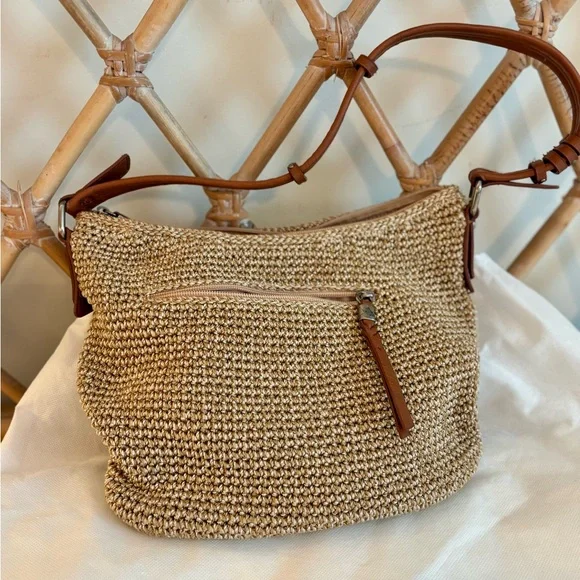 the sak Perfect Woven Tan Shoulder Bag - Picture 2 of 6